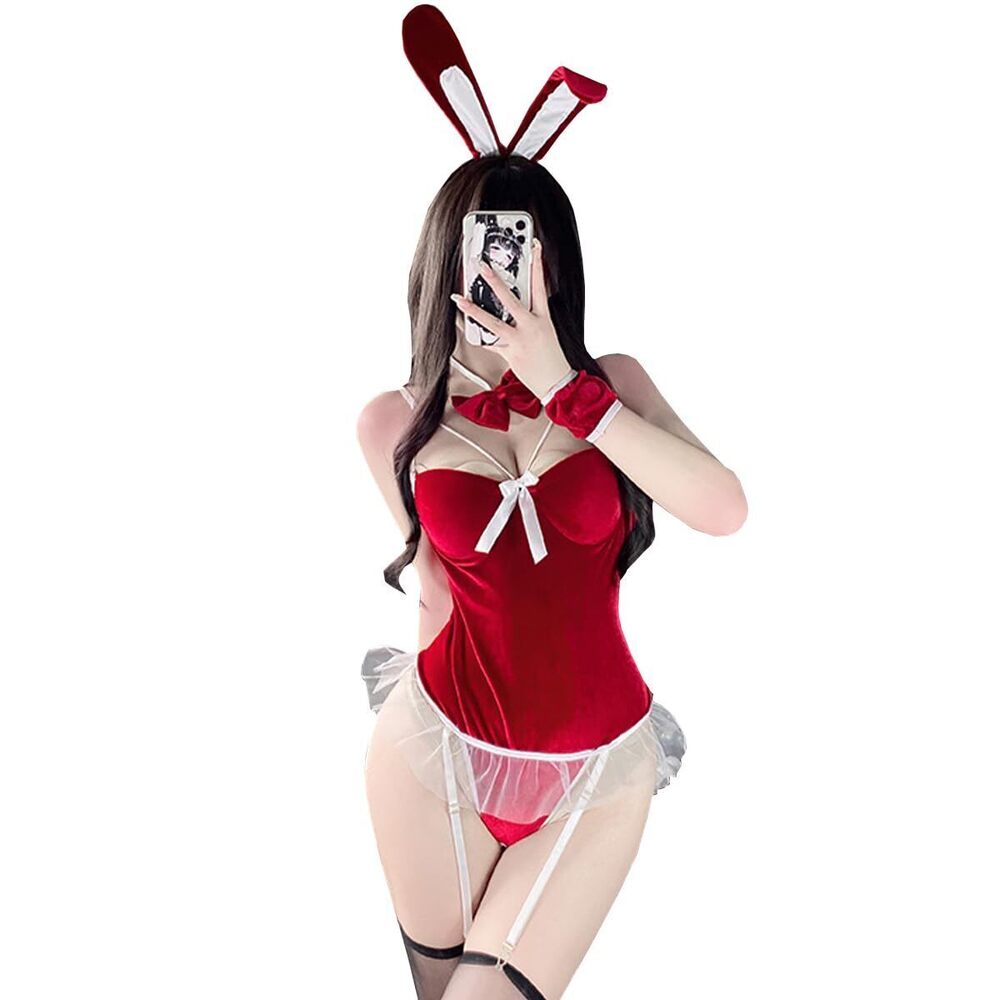 8797 Sexy Bunny Costume Anime Cosplay Lingerie Kawaii Naughty Bunny Senpai